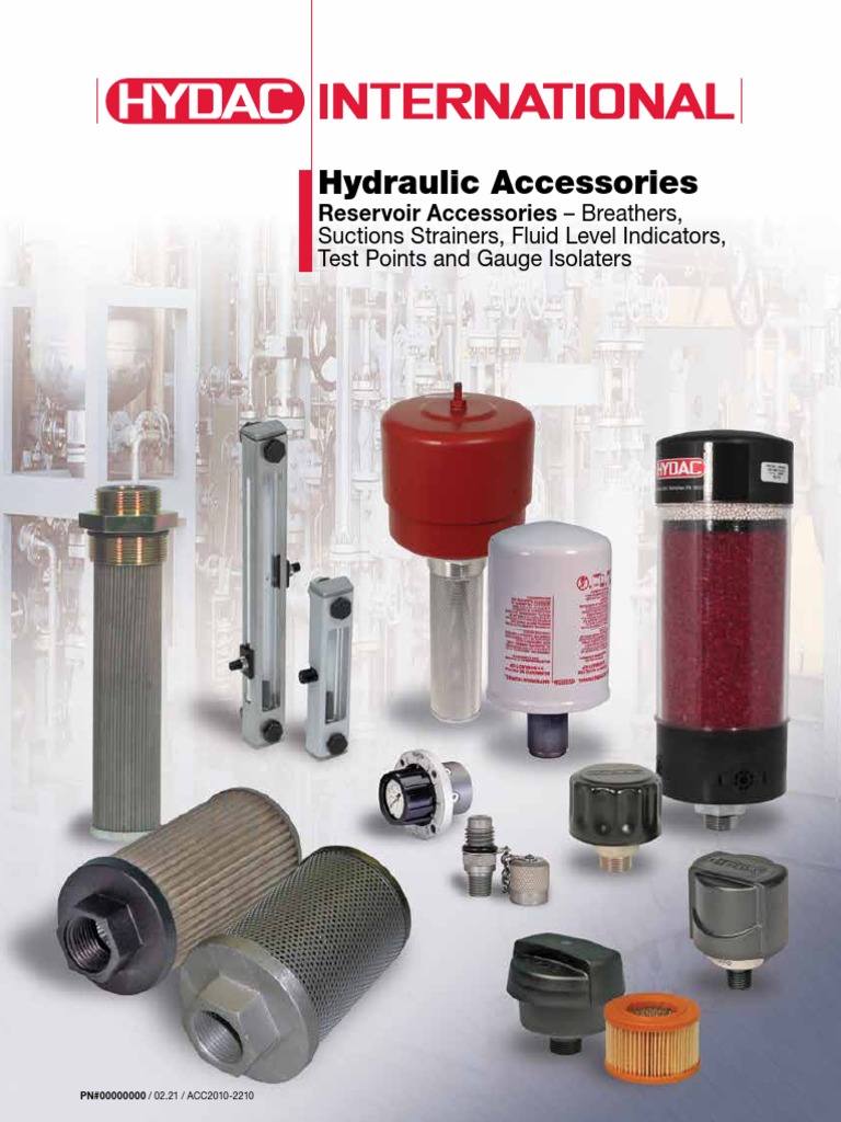 Hydac Accessories Catalog PDF Atmosphere Of Earth Vacuum