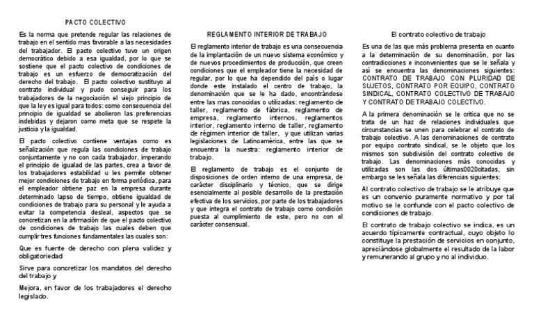 Triada | PDF | Regulación | Acuerdo colectivo