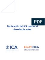 Copyright Declaration Ica Spa