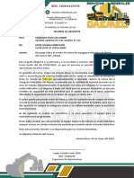 Informe de Rotura de Manguera Hidraulica de Tractor.