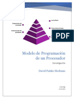 Modelo de Programación de Un Procesador: David Patiño Medrano