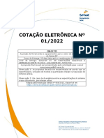 Cotacao Eletronica N 01-2022 - Senac-DF