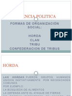 Formas de organización social primitiva