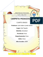 Carpeta Pedagogica