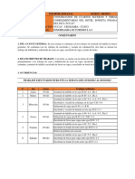 Informe semanal 03 al 08 de octubre