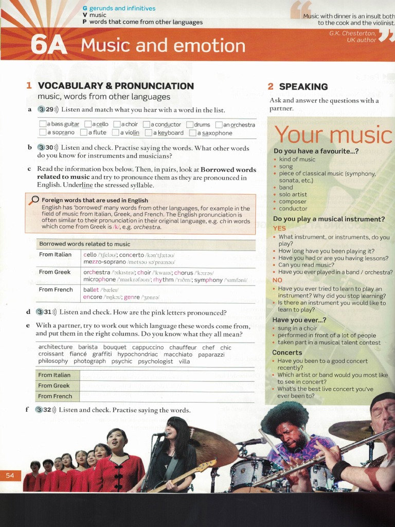 Unit 6 A PP 54-55 | PDF