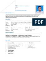 CV of Foyzur Rahman Sabbir