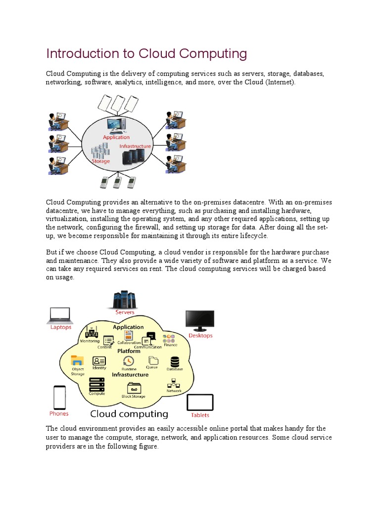 Introduction To Cloud Computing | PDF