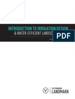 Introduction To Irrigation Design