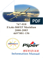 767-010 Pa46-500tp Meridian 2000-2003 sn4697001-156