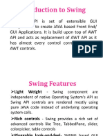 Swing Features and Components