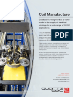 QE Product Sheet Coil Manufacture