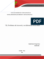 El Problema de La Moral y Su Diferencia Con La Etica