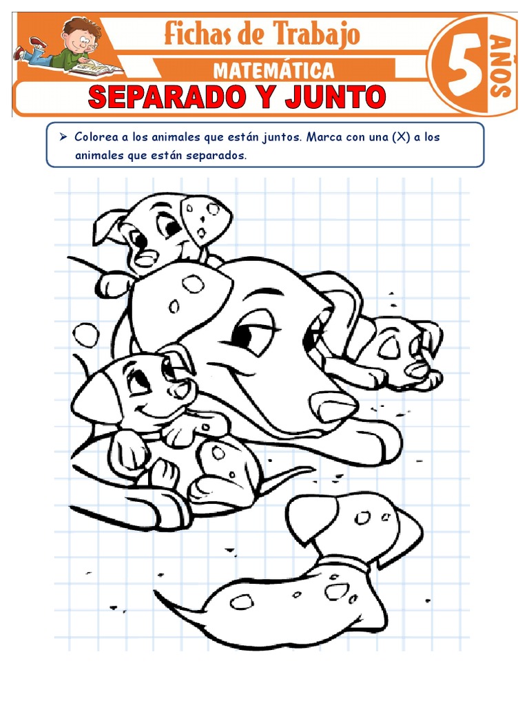 Separado y Junto para Ninos de 5 Anos | PDF | Artes del Lenguaje y ...