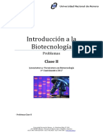 Introducción a la Biotecnología - Problemas Clase II