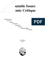 Debatable Issues: Polemic Critique on Development Theory and Cuba's New Cooperatives