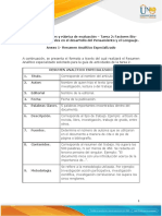 Anexo 1 - Resumen Analítico E.... Specializado