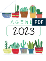 Agenda 2023: Calendario, metas y organizador semanal