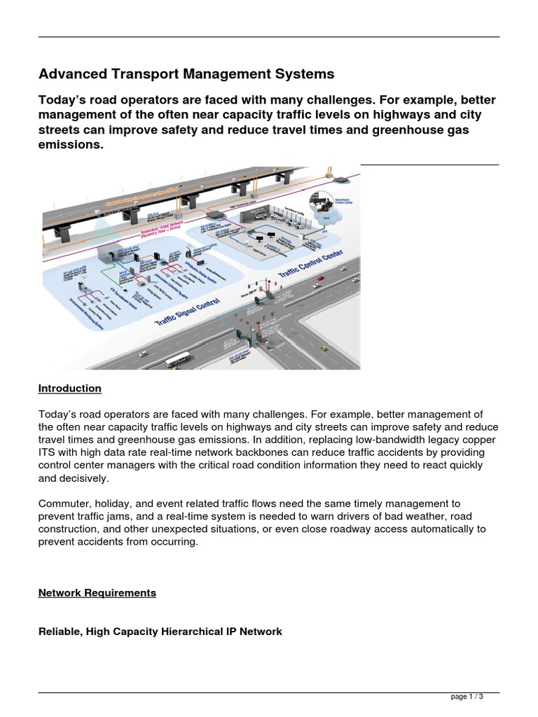 Advanced Traffic Management Solutions | PDF | Computer Network | Traffic