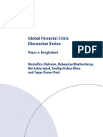 Bangladesh - Report (Global Financial Crisis Discussion Series)