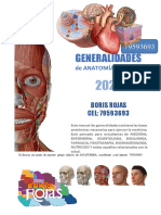 Generalidades de Anatomía 2022 DR BORIS ROJAS