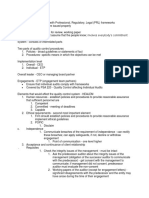 PRL Quality Control Framework Objectives and Requirements