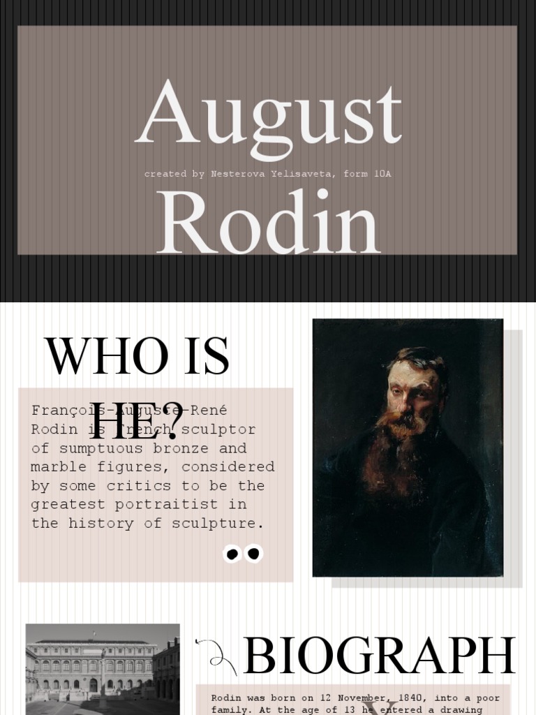 François-Auguste Rodin: Sculptor Biography | PDF