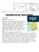 Elements of The Story Worksheet 1