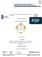 Yovani - Magaña. Actividad. Definir El Concepto de Determinante de Una Matriz y Sus Propiedades Con Dos Ejercicios Planteados y Resueltos