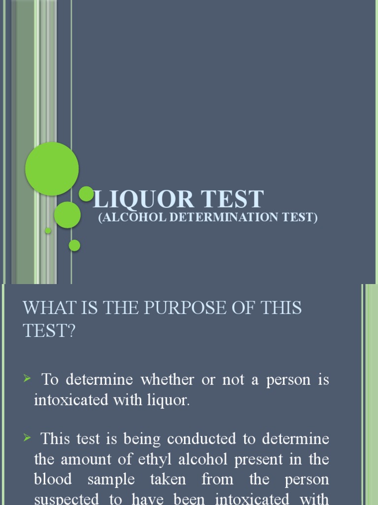 Chapter 17 Liquor Test PDF