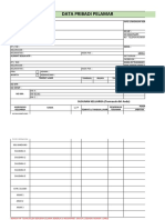 Form DPP (Data Pribadi Pelamar)