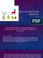 Manejo DE Desechos Médicos