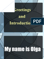 Greetings and introductions guide