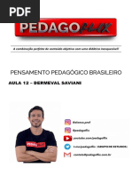 AULA 12 - SAVIANI - SLIDES DE APOIO