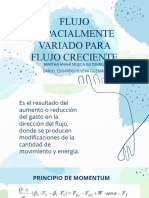 Flujo Espacialmente Variado (Gasto Creciente)