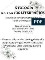 Antología de Textos Literrarios