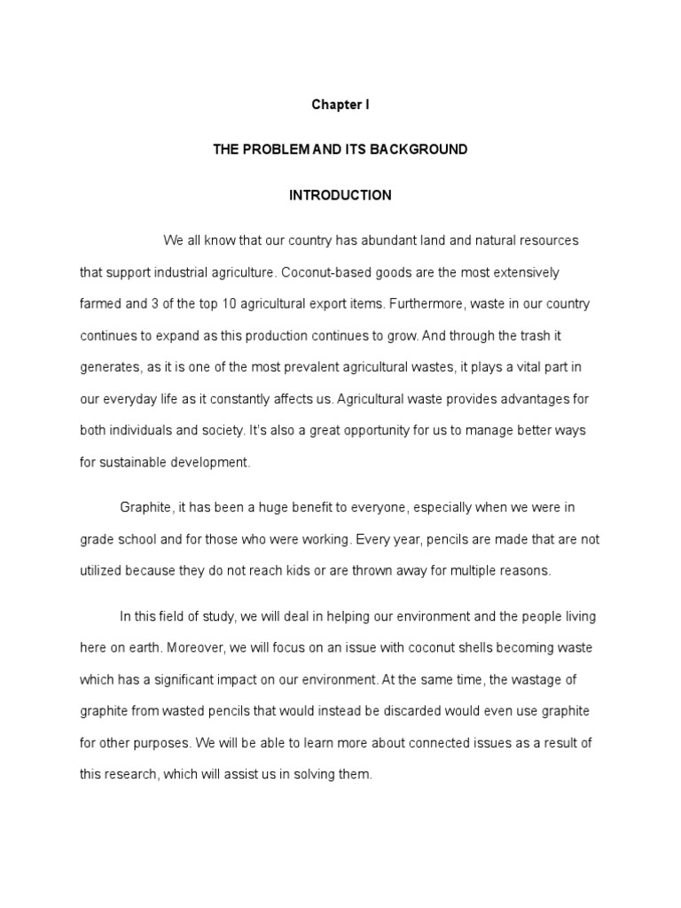 Coconut Shells Ash As A Substitute For Graphite 1 PDF Pencil Carbon