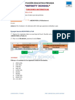 FUNCIONES MATEMÁTICAS 6to