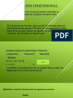 Analisis Dimencional y Vectores