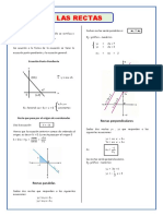 Ecuaciones de rectas en 2D