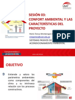 Sesión 3. Unidad 1. Confort Ambiental y El Proyecto