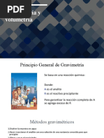 Gravimetría y Volumetría