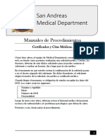 SAMD L DOCTORES L - Manual de Procedimientos Numero Uno.