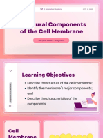 Unit 1 - Lesson 1 - G. Components of The Cell Membrane