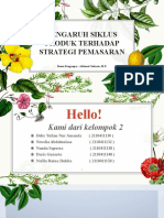 Pengaruh Siklus Produk Terhadap Strategi Pemasaran: Dosen Pengampu: Akhmad Suharto, M.P