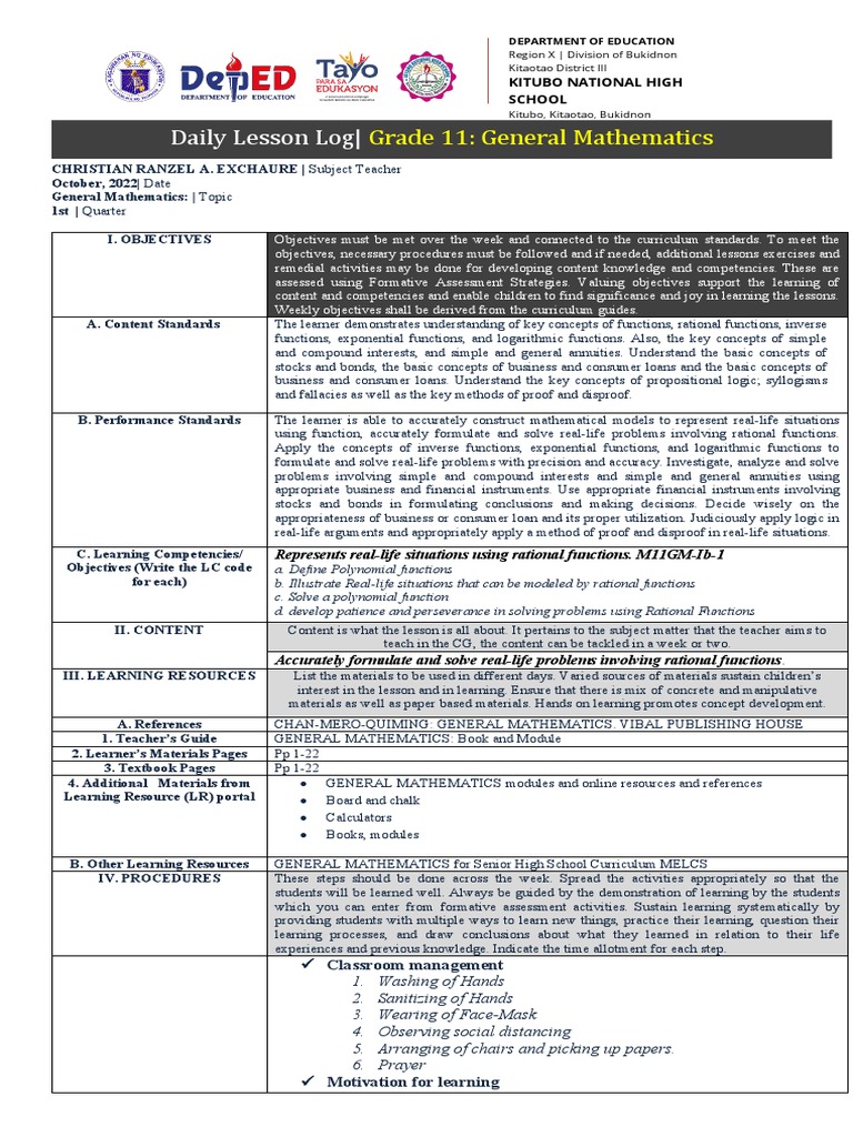 Generalization in Tagalog Lesson Plan | PDF | Teaching Method | Learning