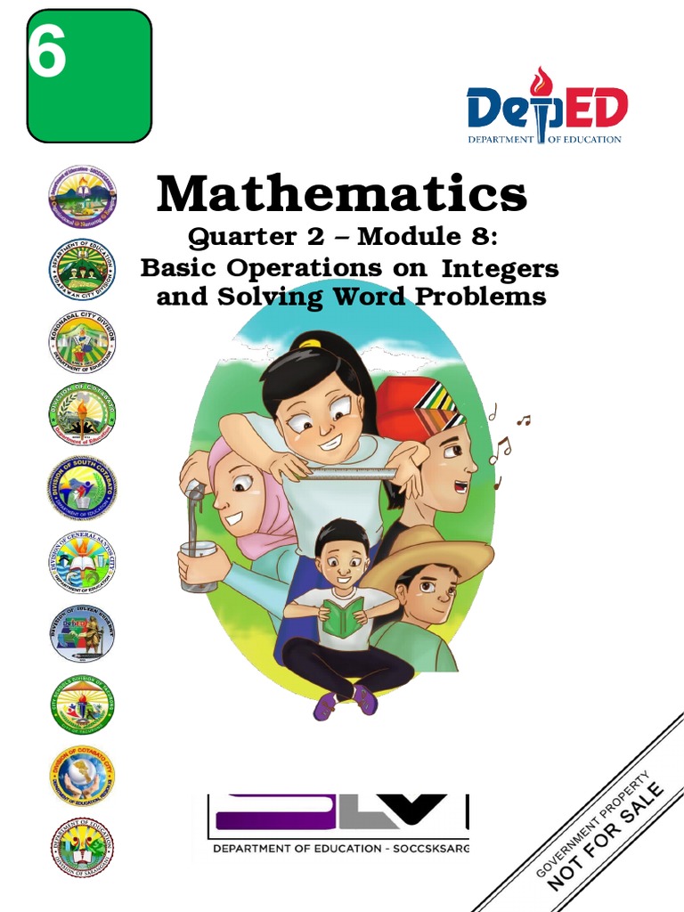 Math6 q2 Mod8of8 Basic Operations On Integers and Problem Solving v2 ...