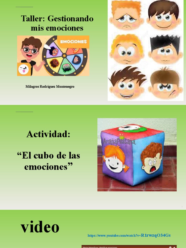 Taller de Gestión Emocional Infantil | PDF | Las emociones | Temor