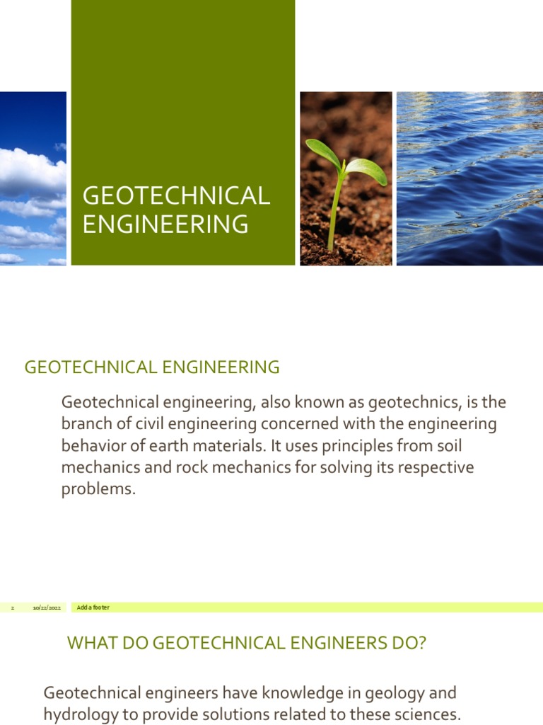 Geotechnical Engineering PDF Geotechnical Engineering Engineering