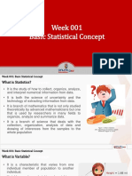 W1 Lesson 1 - Basic Statistical Concepts - Presentation